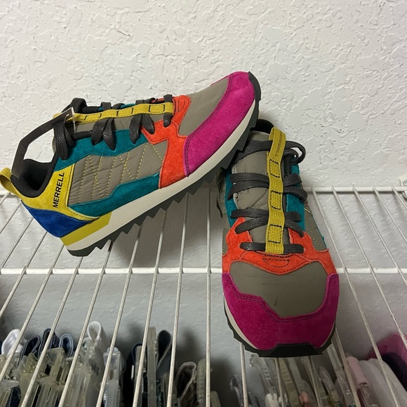 Merrell Alpine Multicolor Adventure Running Sneakers Women 7 - Picture 2 of 2